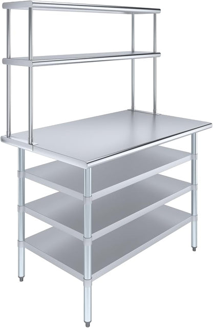 Amgood 30" x 48" Stainless Steel Work Table by AmGood