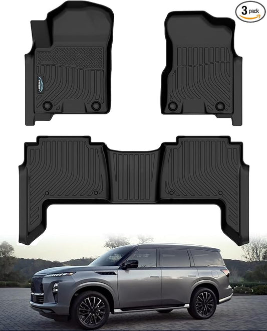 Custom Fit All-Weather TPE Ruber Floor Mats by ICYHAWS