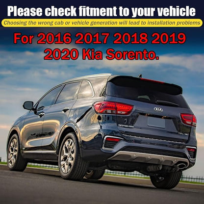 Rain Guards for Kia Sorento 2016-2020, Tape-on Side Window Deflectors for Kia - Image 6