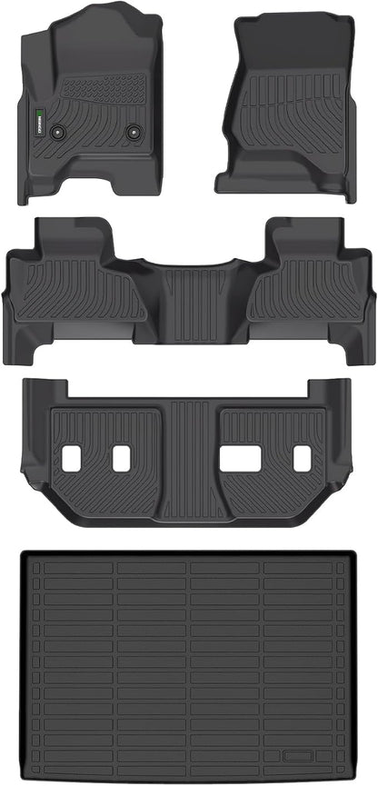 ANBINGO®Floor Mats Fit for Chevy Suburban & GMC Yukon XL 2015-2020 All Weather by ANBINGO