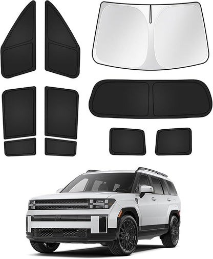 Sunshades for Hyundai Santa Fe 2024 2025 2026 Accessories Windshield Sun Shade by Canvcle