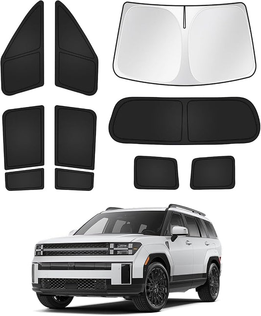 Sunshades for Hyundai Santa Fe 2024 2025 2026 Accessories Windshield Sun Shade by Canvcle