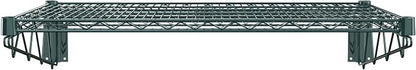 24" x 36" Green Epoxy Wire Wall Mount Shelf - Image 4