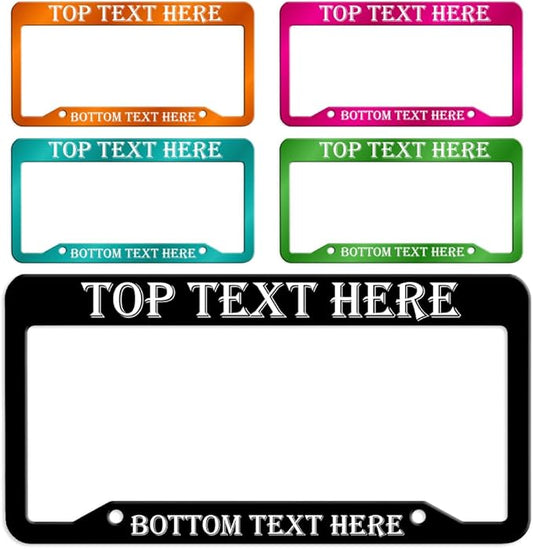 Custom License Plate Frame, Personalized License Plate Frames, License Plate by ViViLove