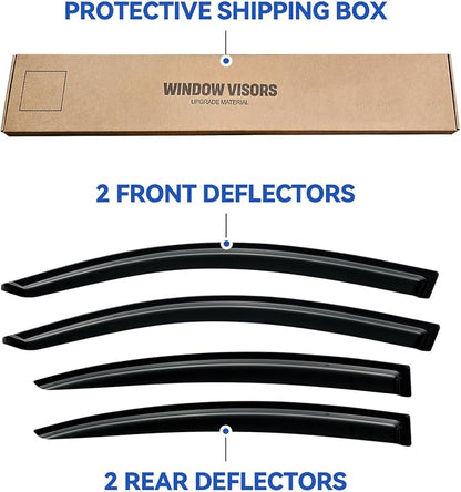 Window Visors Rain Guards Shield - Image 5