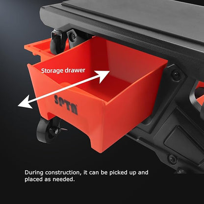 SPTA Automotive Mobile Rolling Mechanics Stool - Image 3