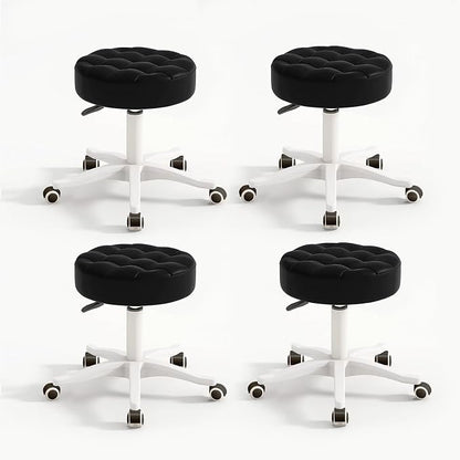 Small Chair Round Rolling Stool by HDHNBA