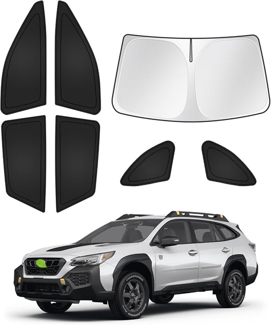 Sunshades for 2020-2025 Subaru Outback Accessories Windshield Sun Shade Side by Canvcle