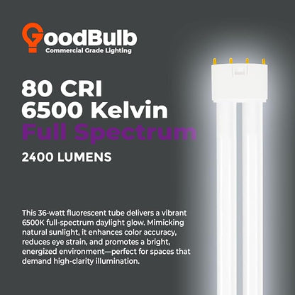 GoodBulb PLL36/865 36W 16.5" Twin Tube Compact Fluorescent Light Bulb 4-pin - Image 5