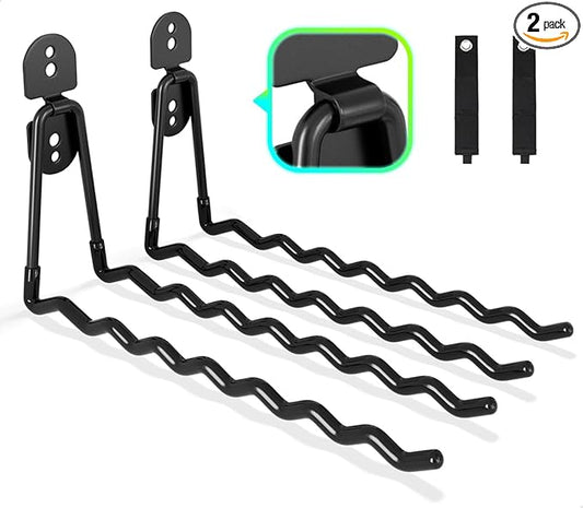 Garage Hooks, Large 2-Pack Shed Storage Hanger 11.8" Long Heavy Duty Wall Mount by COCOYA