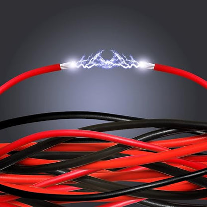 6 Gauge Wire - iGreely 10 FT Red & 10 FT Black 6 Gauge Tinned Copper Electrical - Image 7
