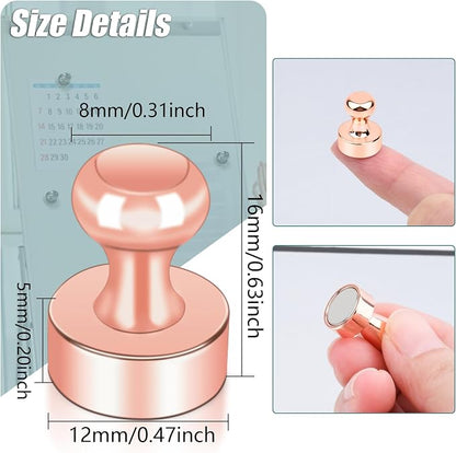 50 Pack Fridge Magnets, 4 Color Small Strong Rare Earth Magnets - Image 4