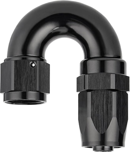 EVIL ENERGY 8AN 180 Degree One Piece Full Flow Hose End Fitting Swivel by EVILENERGY