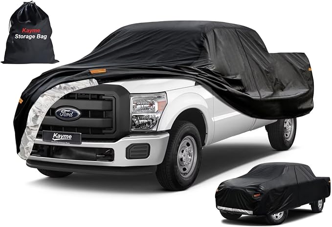 Kayme Truck Cover Custom Fit Ford F-250 Super Cab Long Bed. Full Exterior Heavy by kayme