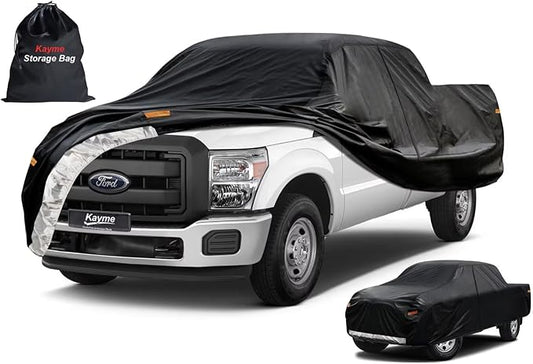 Kayme Truck Cover Custom Fit Ford F-250 Extended Cab Short Bed. Full Exterior by kayme