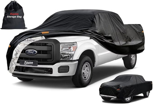 Kayme Truck Cover Custom Fit Ford F-250 Regular Long Bed. Full Exterior Heavy by kayme
