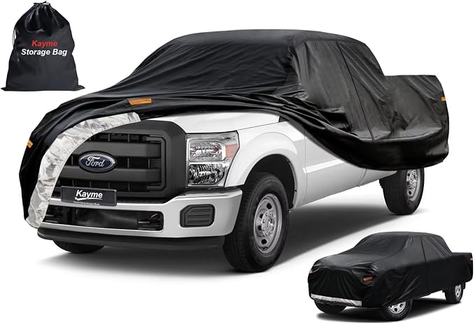 Kayme Truck Cover Custom Fit Ford F-250 Crew Cab/Super Cab Short Bed. Full by kayme