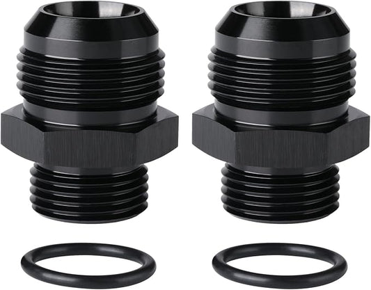 16AN Male Flare to 12AN ORB O-ring Boss Fuel Pump Rail Adapter Fitting Aluminum by Podavelle