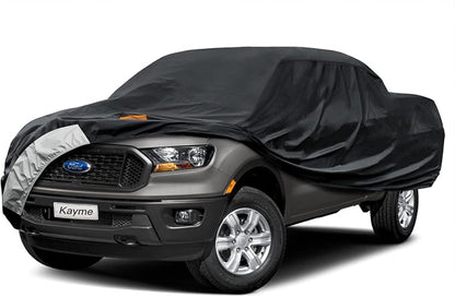 Kayme 7 Layers Truck Cover Fit Ford Ranger Super Cab/Crew Cab Bed, Waterproof by kayme