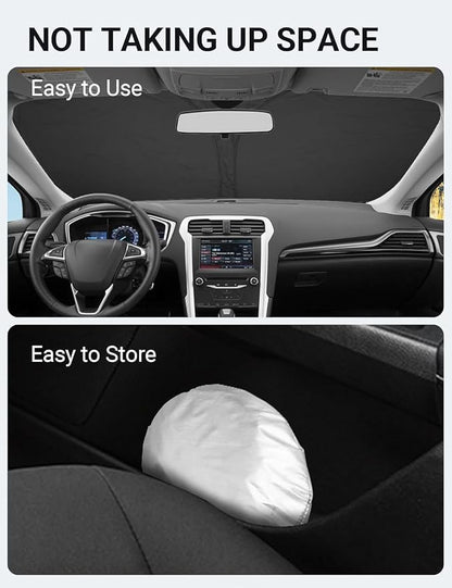 Proadsy Front Windshield Sun Shade Foldable Sunshade Protector Custom Fit - Image 9