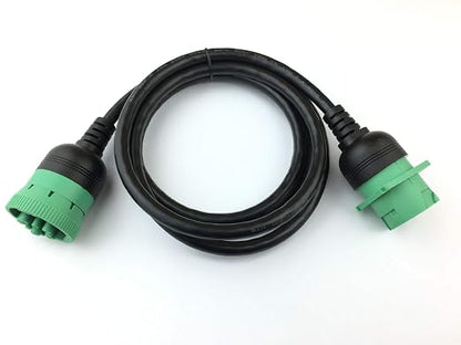 Type 2 J1939 Male to Female Extension Cable Full 9pin 20AWG 6Ft - Image 3