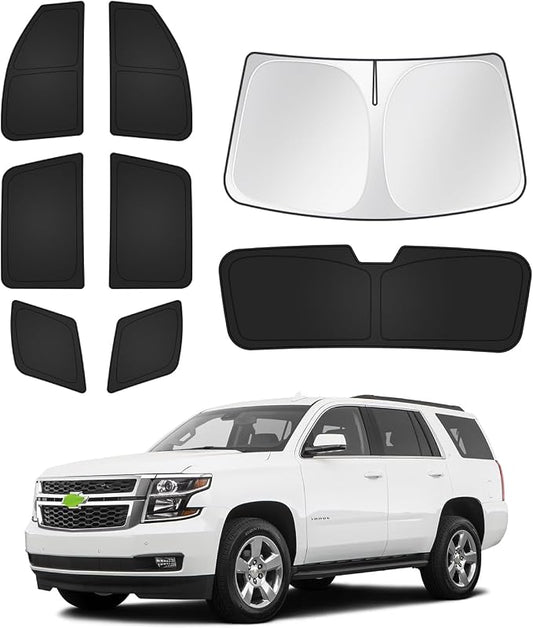 Sunshades for Chevrolet/Chevy Tahoe 2015-2020 Accessories Windshield Sun Shade by Canvcle