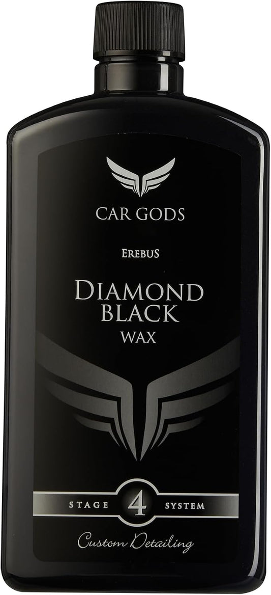 Car Gods Black Carnauba Wax Polish, Pigmented Formula 3 in 1 Removes Surface by CarGods