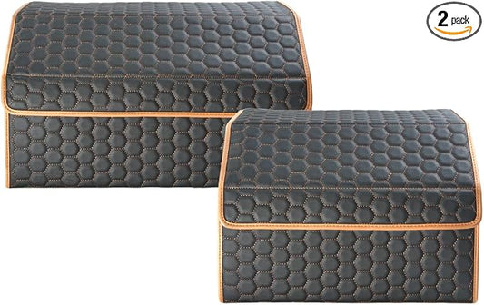Car Organizers Set SUV Sedan Truck – Foldable Storage Boxes by OwleysCarAccessories