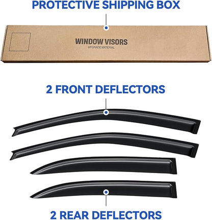 Window Visors Rain Guards Shield - Image 5
