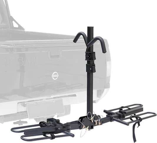 Young 2 Bike Rack Hitch Mount Foldable Platform Style, Bicycle Carrier by YoungElectric