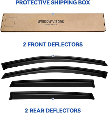 Window Visors Rain Guards Shield - Image 5