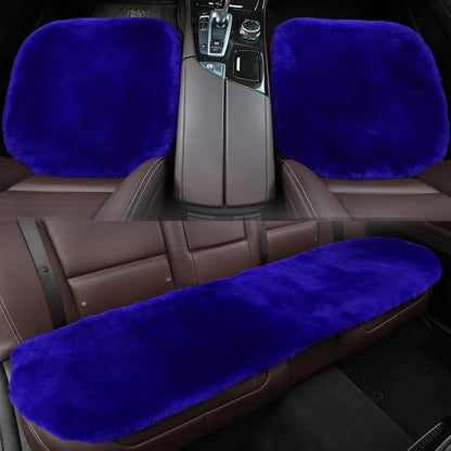Fluffy Genuine Australia Sheepskin Car Seat Cover - Image 5