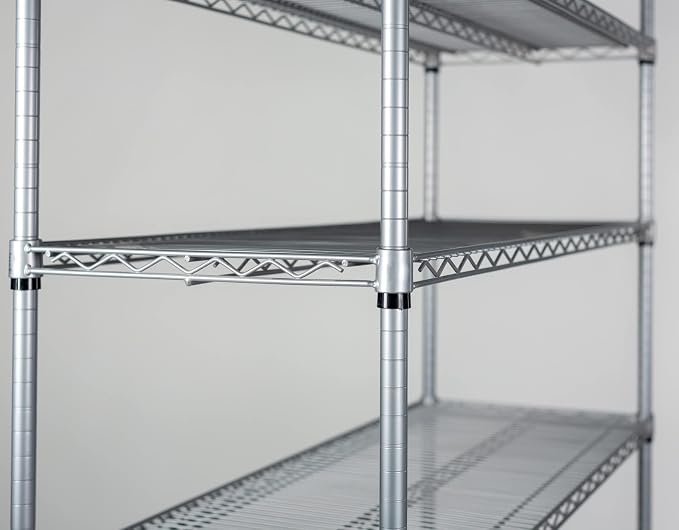 Omega 21" Deep x 30" Wide x 36" High 3 Tier Gray Starter Shelving Unit - Image 3
