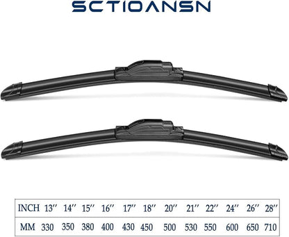 3Pcs Windshield Wiper Blades for Honda CR-V CRV 2012 2013 2014 2015 2016 - Image 4