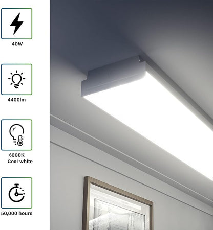 ANTLUX 4FT LED Wraparound 40W Shop Lights - Image 3