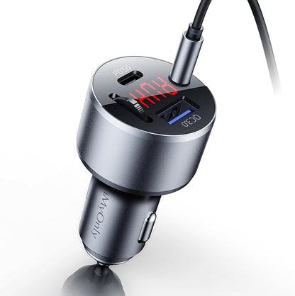 AUX Car Adapter FM Transmitter, iMyOnly QC/PD All-Metal Bluetooth V5.3 AUX - Image 7