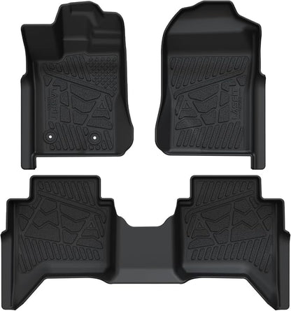 LASFIT Floor Mats for Ford Ranger 2025 2024 SuperCrew Cab All Weather Truck - Image 9