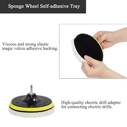 Car Foam Polishing Buffing Kit, Polishing Buffing Pads, Wool Pads, Polishing & - Image 3