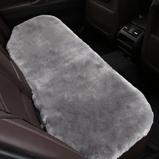 Fluffy Genuine Sheepskin Car Back Seat Cover by OGLAND