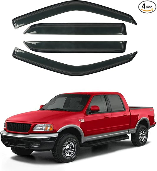 4PCS Window Rain Guards Shield Fit by CHYKORLA