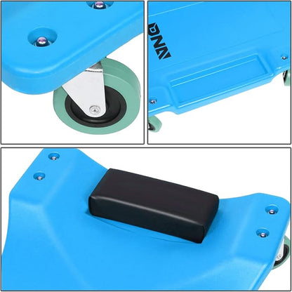 DNA MOTORING 40Inch Low Profile Plastic Rolling Garage Shop Creeper - Image 3
