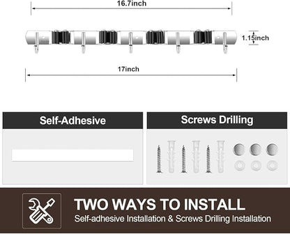 Broom Holder Wall Mount, Stainless Steel Broom Hanger Wall Mount, Heavy Duty - Image 7