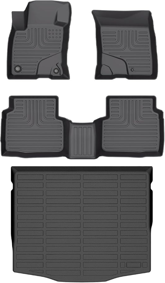 Wayhigh-All Weather Floor Mats and Cargo Mat Set Fit by Wayhigh