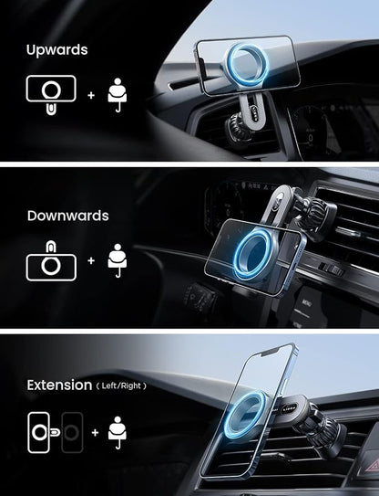 LISEN for iPhone 16 MagSafe Car Mount, Ultra Magnetic Long Arm Mag Safe Car - Image 5
