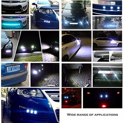 LEADTOPS 10Pcs 18mm 12V Eagle Eye LED Car Fog DRL Daytime Running Light Backup - Image 7