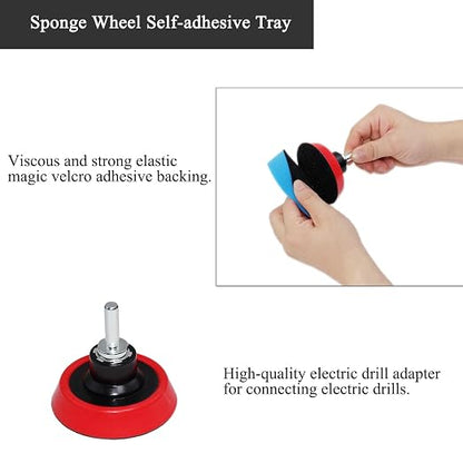 Car Foam Polishing Buffing Kit, Polishing Buffing Pads, Wool Pads, Polishing & - Image 3