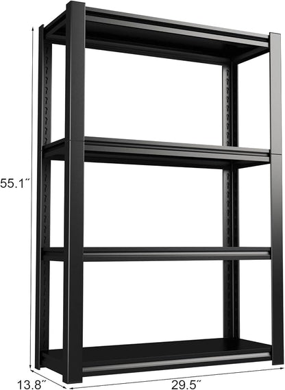 Storage Shelves, Small Shelves Unit and Storage, 4 Tier Metal Shelf - Image 2
