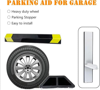 18" Heavy Duty Parking Aid for Garage, Car Parking Stopper for Garage 2 Pack - Image 5