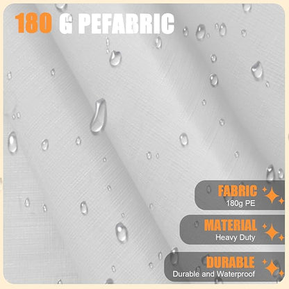 10'x20' Canopy Replacement Cover, Beefull Carport Replacement Canopy - Image 4
