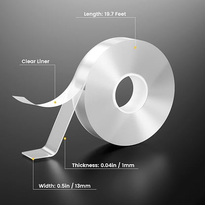 Double Sided Tape Heavy Duty Adhesive Tape Mounting Tape, Wall Sticky - Image 2